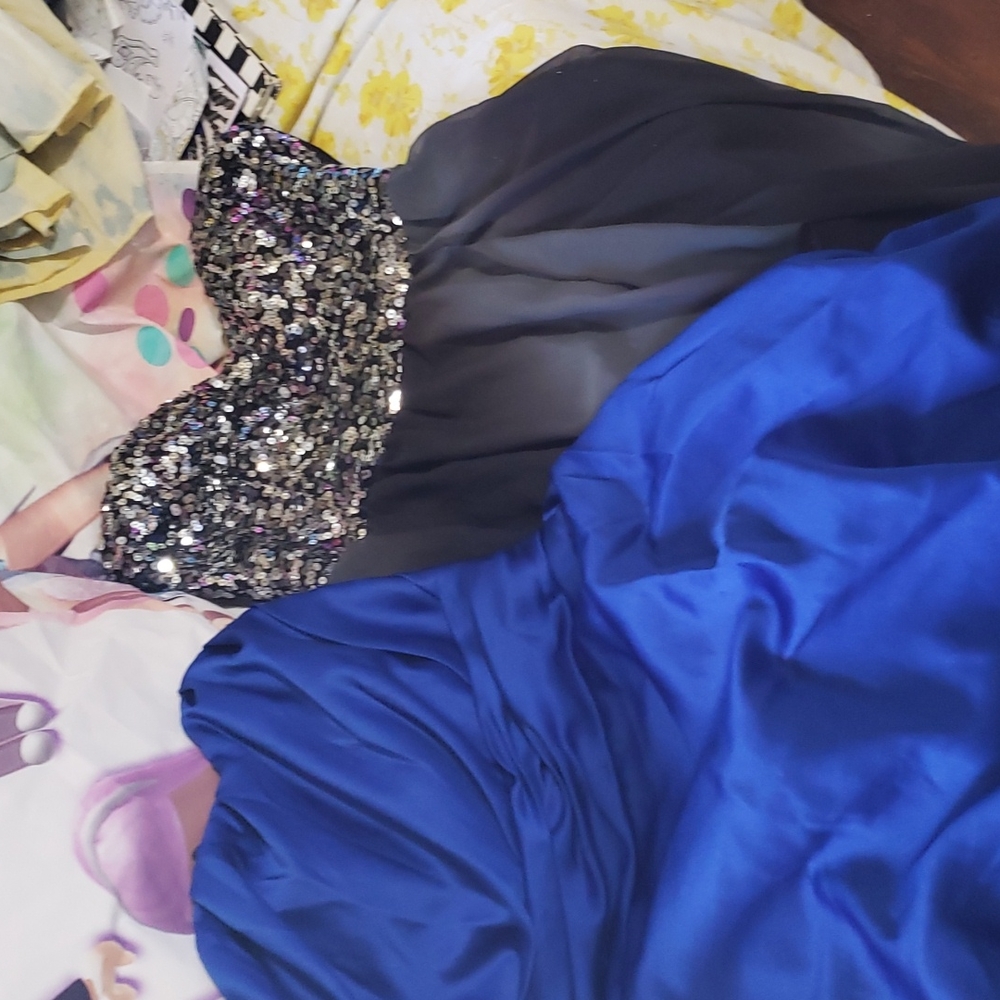 Lot of 2 Formal Dresses 1st. Debs Size 7 2nd Davids Size 6